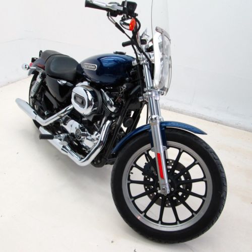 Harley-Davidson : Sportster 2007 harley davidson xl 1200 l only 860 miles extra clean blue and black