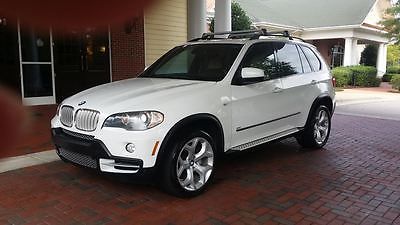 BMW : X5 Sport 2008 bmw x 5 4.8 i sport package 72 k window sticker 17920.00 in options white