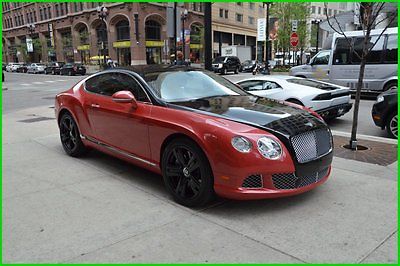 Bentley : Continental GT 2-tone red/blk, 1-owner, 5k mls, rudy@7734073227 2012 used turbo 6 l w 12 48 v automatic awd
