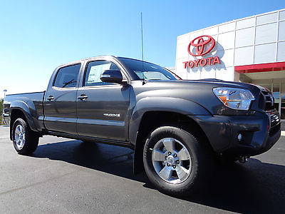 Toyota : Tacoma TRD Sport Double Cab 4x4 Long Bed Magnetic Gray New 2015 Tacoma Double Cab Long Bed 4x4 TRD Sport V6 Tow Hood Scoop 4WD Mag Gray