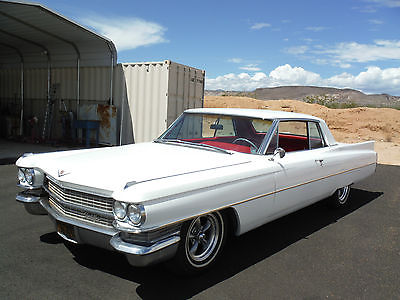 Cadillac : DeVille DEVILLE 1963 cadillac coupe deville 390 325 h p california car new interior and paint