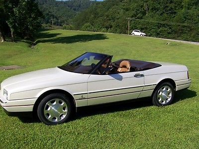 Cadillac : Allante Allante Trim Package 1989 cadillac allante clean car runs great two sets of seats