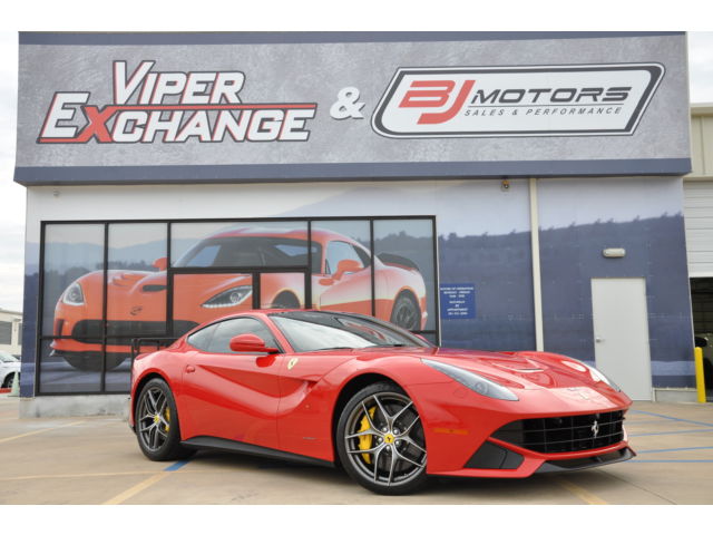 Ferrari : Other F12 2015 ferrari f 12 berlinetta corsa rosso over tan only 578 miles