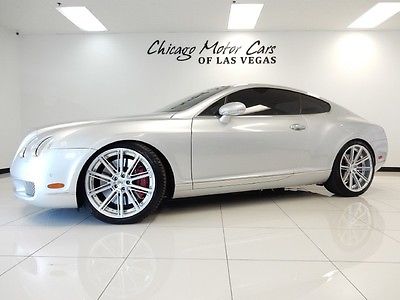 Bentley : Continental GT 2dr Coupe 2006 bentley continental coupe gt mulliner pkg silver red 20 s loaded serviced