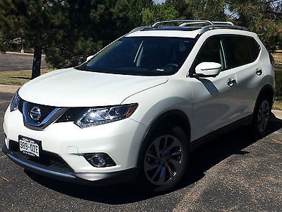Nissan : Rogue SL Sport Utility 4-Door 2015 nissan rogue sl awd pearl white premium package bose audio