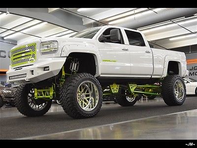 GMC : Sierra 3500 DENALI CUSTOM SEMA SHOW TRUCK CANTILEVERED 4 LINK 2015 gmc sierra 3500 denali custom sema show truck cantilevered 4 link automatic