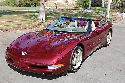 Chevrolet : Corvette Convertible 50th Anniversary Edition 03 corvette convertible 50 th anniversary edition only 37 k miles low reserve