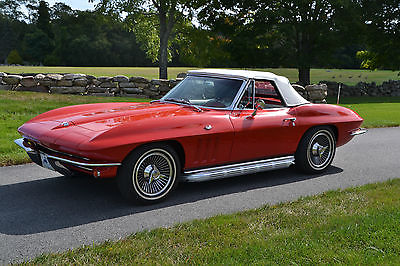 Chevrolet : Corvette Complete Body Off Restoration - Matching Numbers 1965 corvette convertible gorgeous car nut bolt restoration