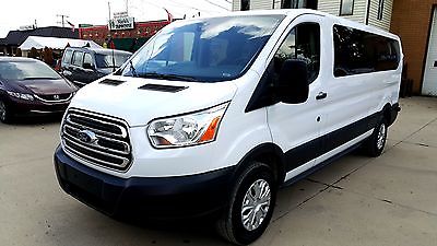 Ford : Transit Connect Transit-350 12 passenger with low roof  12 passenger van 350 3.7 v 6 xlt low roof only 5 578 miles full pear view camera