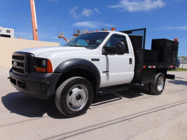 Ford : Other Pickups WHOLESALE 2006 ford f 450 uility service flatbed 6 k vmac power take off air compressor