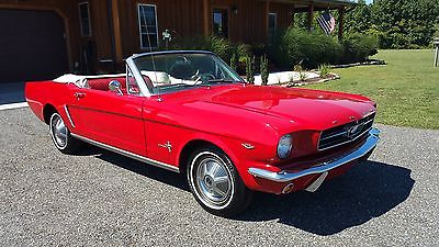 Ford : Mustang PONY INTERIOR CONVERTIBLE 1965 ford mustang convertible 289 a code automatic transmission pwr top pwr ster