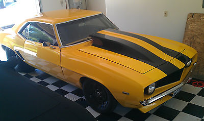 Chevrolet : Camaro 69 pro street camaro drivable registered tubbed caged true 8 second car