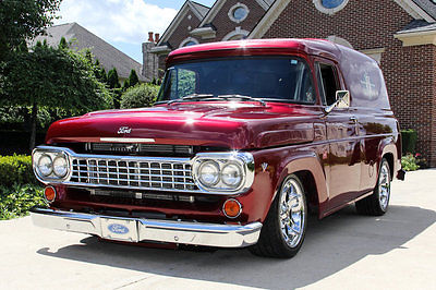 Ford : Other Pickups Panel Truck Rotisserie Restored! Supercharged EFI 351ci V8, Automatic, Vintage A/C, Loaded!