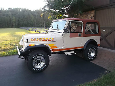 Jeep : CJ Renegade 1984 jeep renegade one owner low miles