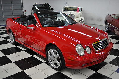Mercedes-Benz : CLK-Class FULLY MAINTAINED/CARFAX CERTIFIED HARD TO FIND RED CLK 55 CONVERTIBLE !! BEAUTIFUL CONDITION - CLEAN CARFAX!