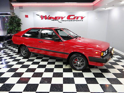 Audi : Other S Sedan 2-Door 1984 audi coupe gt automatic sunroof a c power windows bright red hard to find