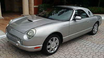 Ford : Thunderbird 50th Anniversary Edition 2005 ford thunderbird 50 th anniversary silver convertible 2006 56 k mi we finance