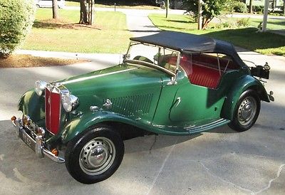 MG : T-Series ROADSTER 1952 mgtd mark ii roadster competition model