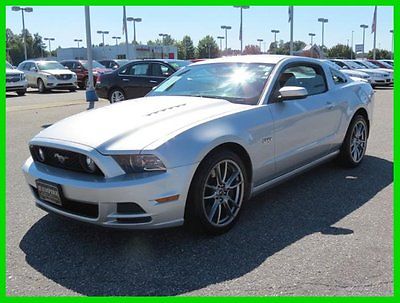 Ford : Mustang 2dr Cpe GT V8 Alloy Wheels 6 speed manual Silver 2013 2 dr cpe gt used 5 l v 8 alloy wheels 6 speed manual leather silver