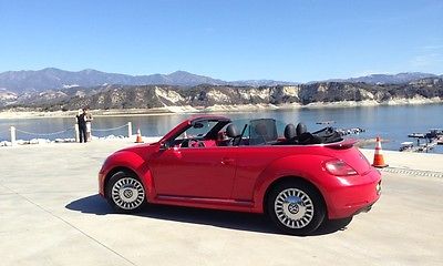 Volkswagen : Beetle-New 2.5L 2-door convertible 2013 vw 2.5 l beetle convertible for sale or lease transfer only 11 700 miles