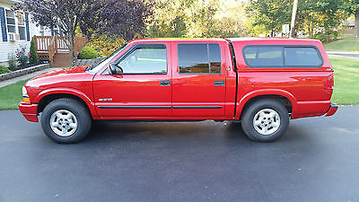 Chevrolet : Blazer LS Crew Cab Pickup 4-Door VERY NICE!!  2003 Chevrolet S10 LS Crew Cab Pickup 4-Door 4.3L 4x4 with Cap