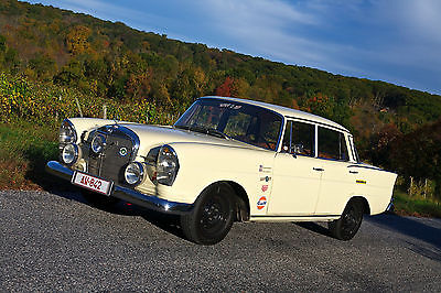 Mercedes-Benz : 200-Series S-Class 1967 230 s heckflossse or fintail factory rally car tribute