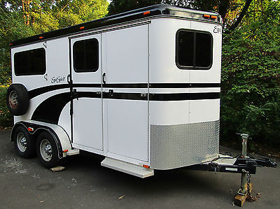 2008 EquiSpirit 2-horse rear load trailer with Dressing Room