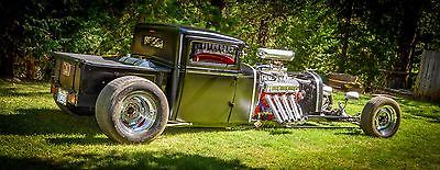 Ford : Other VINTAGE ‘OLD SCHOOL’ HOT ROD 1929 ford stretch pickup