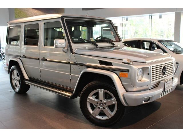 Mercedes-Benz : G-Class 5.0L 5.0 l navi moon roof low miles clean suv silver auto