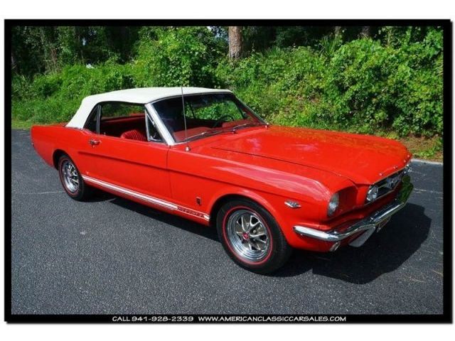 Ford : Mustang K-Code Show Car 65 K-Code Convertible 289/271hp Solid Lifter Nut & Bolt Restored MINT!