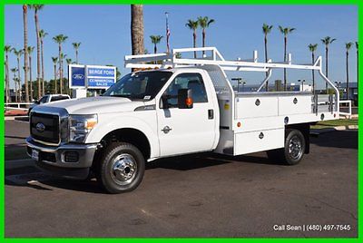 Ford : F-350 Contractor Truck 2015 regular cab f 350 4 wd 6.7 l diesel 12 royal contractor flatbed work truck