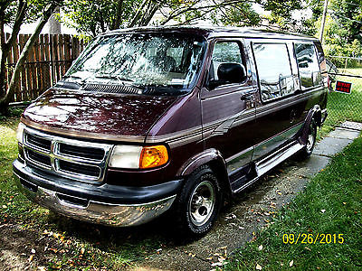 Dodge : Ram Van B-2500 Passenger Conversion Van 1999 dodge b 2500 jayco 7 passenger conversion van fully loaded