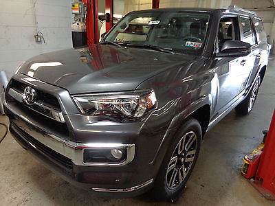 Toyota : 4Runner Limited 4x4 Mag Gray Black Heated Leather Moonroof New 2016 4Runner Limited 4x4 Navigation Heated Leather Magnetic Gray Sunroof 4WD