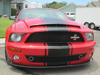 Ford : Mustang Shelby GT500 Super Snake 2007 ford shelby gt 500 super snake red garaged show room condition