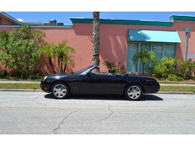 Ford : Thunderbird Deluxe 2dr C 2002 ford thunderbird two tone interior hard and soft tops chrome wheels