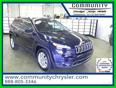 Jeep : Cherokee Limited 4X4 2014 limited 4 x 4 used 2.4 l i 4 16 v automatic 4 wd suv