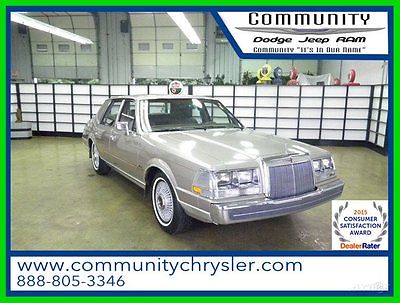 Lincoln : Continental 1986 used 5 l v 8 16 v automatic fwd sedan premium