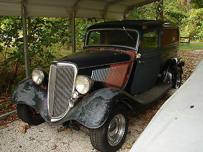 Ford : Other HOT ROD 1934 ford sedan delivery 80 s hot rod street rod survivor barn find easy project