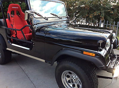 Jeep : CJ Black 1979 cj 7 one owner show car paint complete body off restoration automatic v 8