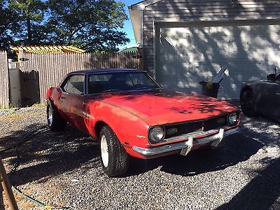 Chevrolet : Camaro 68 camaro with rare l 30 327 275 hp all original low mile car deluxe with gage s