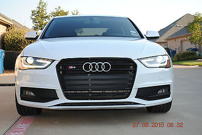 Audi : S4 Premium Plus Sedan 4-Door 2014 audi s 4 black optics super clean glacier white low miles quattro