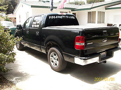 Ford : F-150 XLT Crew Cab Pickup 4-Door Black with gray cloth interior.alloys , tow package , crew cab xlt , v 8 auto