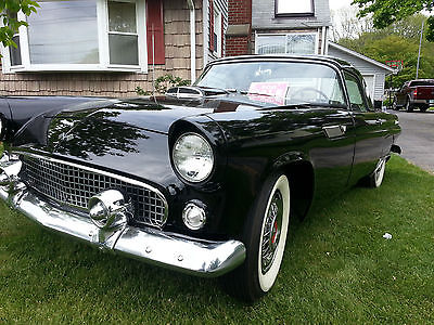 Ford : Thunderbird CONVERTIBLE 1955 ford thunderbird rust free convertible 1956 porthole top