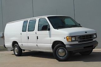 Ford : E-Series Van Cargo Van Clean Carfax ONE OWNER Extended V8 Cargo Van
