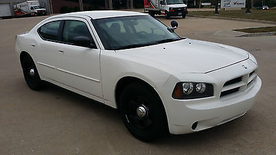 Dodge : Charger Police 2009 dodge charger police 9 k miles 3.5 v 6 white