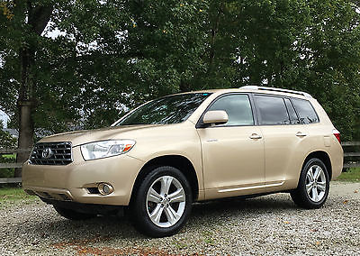 Toyota : Highlander Limited Sport Utility 4-Door 2008 toyota highlander limited sport utility 4 door 3.5 l