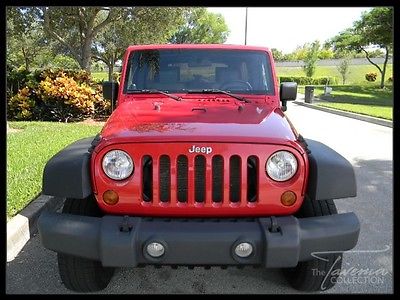 Jeep : Wrangler Unlimited X 08 wrangler x clean carfax convertible softtop 6 speed manual transmission fl