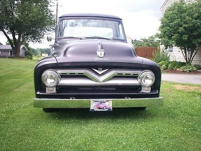 Ford : F-100 Custom Cab 1955 ford f 100 resto rod pick up