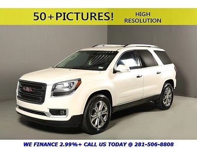 GMC : Acadia 2014 SLT2 NAVIGATION LEATHER 7-PASS REARCAM XENONS 2014 gmc acadia slt 2 navigation leather 7 pass rearcam xenons pearl white heated