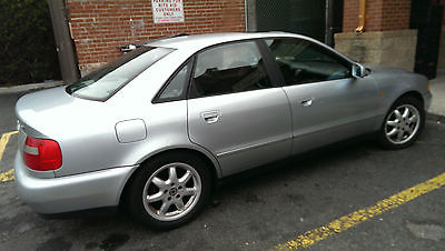 Audi : A4 Quattro Silver/Gray with black leather seats. Moonroof. Awesome drive. Only 92K miles.